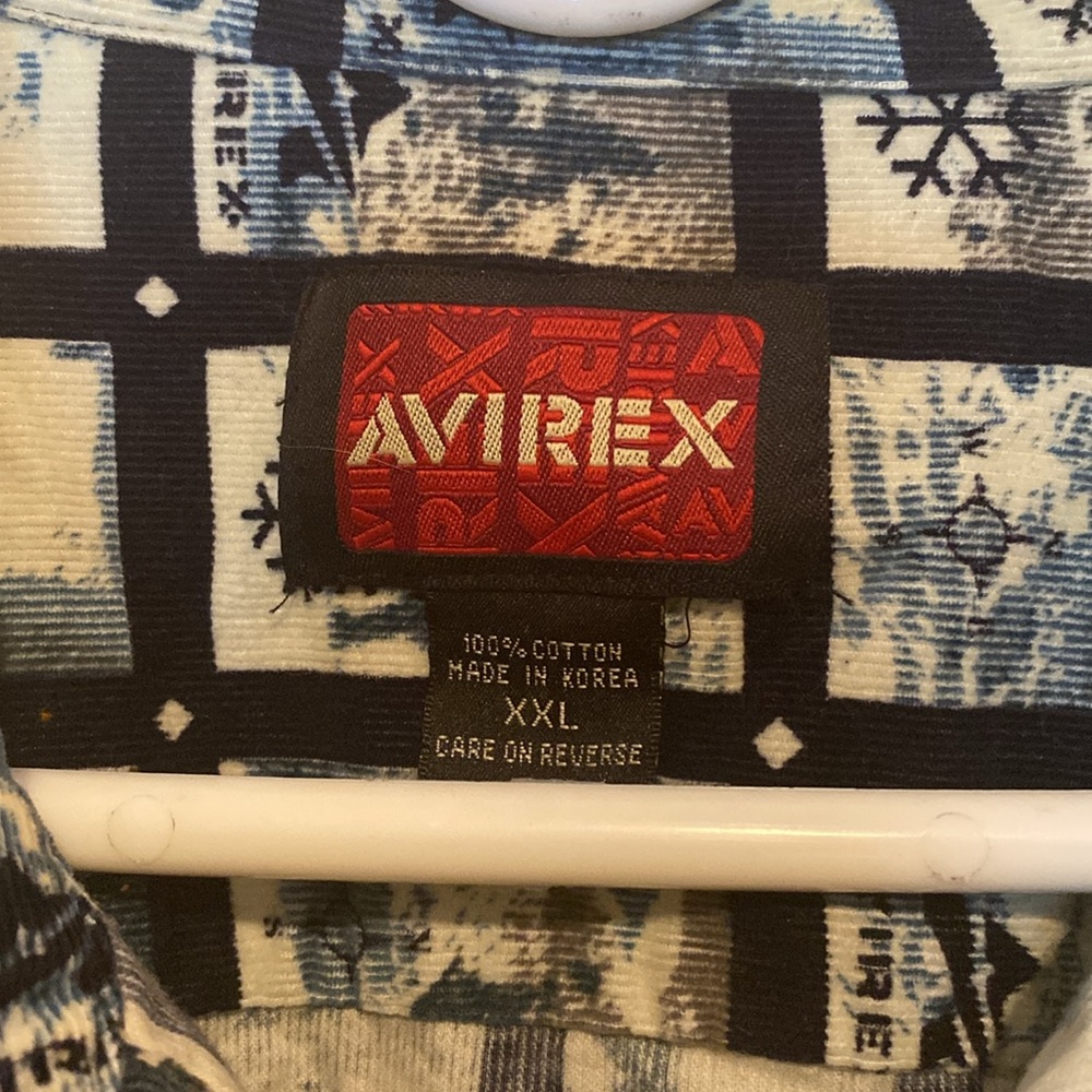 Avirex Vintage Button-Down Winter Theme Shirt - image 3